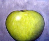 Grönt äpple, 55x55 2001